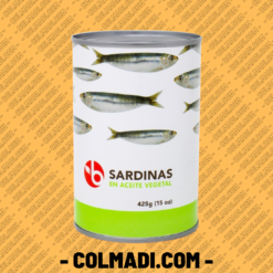 Sardinas en Aceite Vegetal 425g (15oz) - Bravo